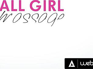 Aften Opal and Kylie Rocket's petite bodies grind passionately in dorm massage!