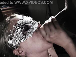 busty milf wife cfnm sucks cock to facial on big naturals 😘💦