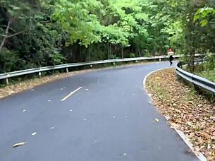 stranger from morning run rides cock passionately