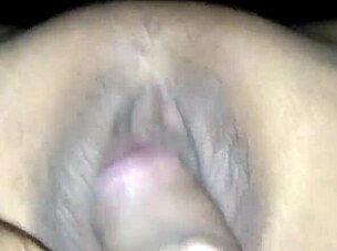 Tight Shaved Pussy Creampied in First Intense Orgasm