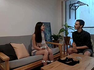 Cute babysitter tied up and fucked hard