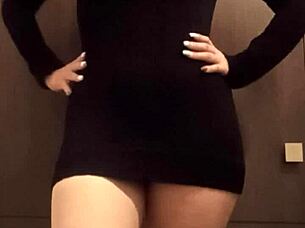 leaked colombian model milet flashes perfect athletic ass pussy