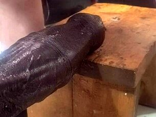 Huge Hankeys Dildos Pound Ass on Fucking Machine Toys