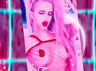 Blonde Fishnet Mistress Goddess Dominates in Stockings Femdom Obsession