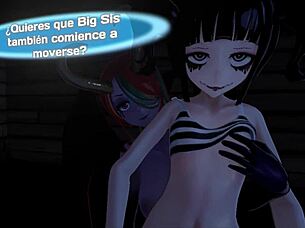 Halloween elf rides monster cock with neko slimer