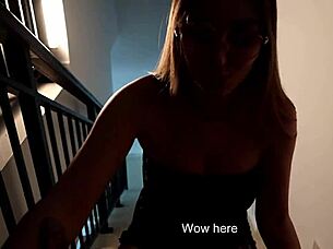 Stepmom sneaks naughty blowjob and doggystyle when neglected