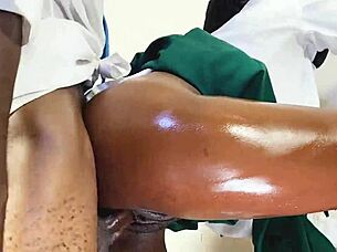 a quick outdoor fuck with my hot classmate riding cowgirl tight pussy