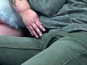 Super Sized BBW Crystal Blue Deep Pussy Cowgirl Ride!