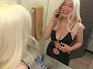 step-mom caught squirting in fishnets begs for taboo creampie pounding