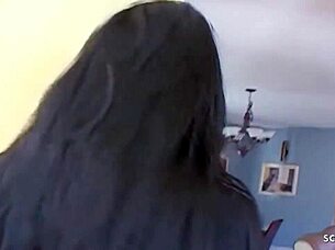 sexy asian cougar tempts young gardener into wild cheating ride