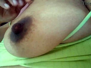 Naughty brunette promises last solo masturbation but fingers tight pussy wildly