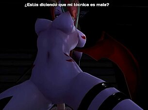 Halloween elf rides monster cock with neko slimer