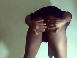 fingering spreads open sheer anus close up masturbation