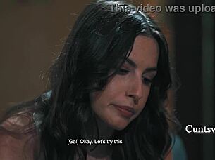 scarlett mae and chanel camryn lick cunts passionately on piano