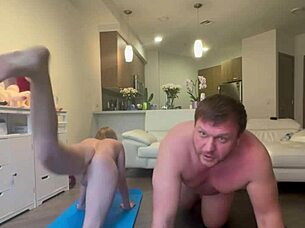 Tears stream during intense shower cock sucking after workout