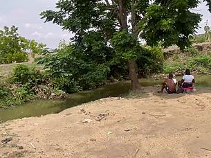 gf's huge tits and fat ass screaming in forest outdoor fuck homemade 😈