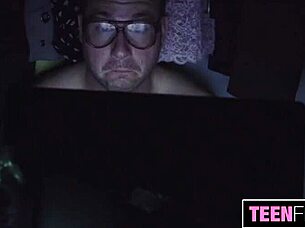 Kyler quinn rides cock with perky shaved pussy