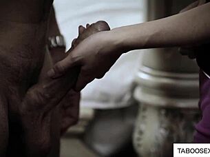 innocent virgin teen babysitter fucked hard by old man