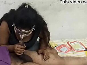 desi girlfriend's sensual ranch blowjob pov homemade hd