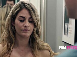 blonde milf housewife wanks pov when man's away