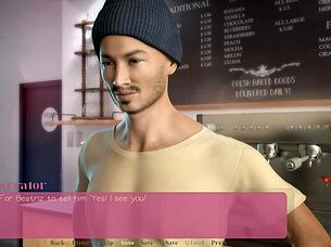 Big titted milf drops to knees for intense bathroom dick sucking session