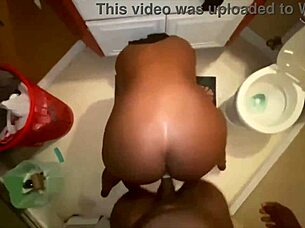 wild moaning as huge black cock pounds her doggystyle at reunion