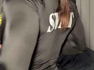 check out vladislava galagan's sexy muscled swat uniform body!