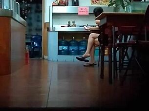 chinese mature slut strips naked and begs for hard asian fucking