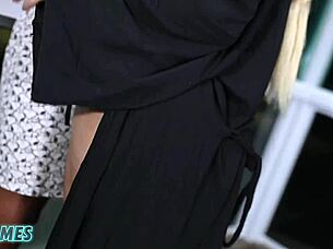 brazilian blonde curvy slut's giant ass fucked under moonlight by monster cock