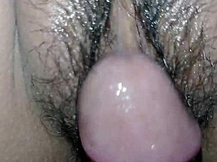 Hot teen lets me play under the sheets for steamy cumshot POV fun.