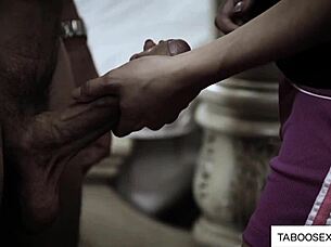 innocent virgin teen babysitter fucked hard by old man