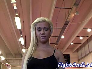 petite beauty gets pussy licked hard by hot babe 👅😍