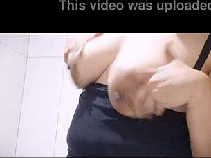 hey watch my solo big tits masturbation i'm so horny now