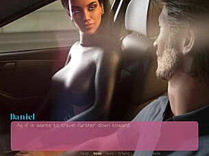 Big titted milf drops to knees for intense bathroom dick sucking session