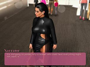 Big titted milf drops to knees for intense bathroom dick sucking session