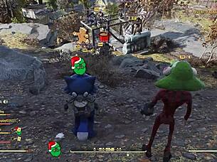 crazycat takes on wild fallout 76 adventure with horny crew 😺🎮