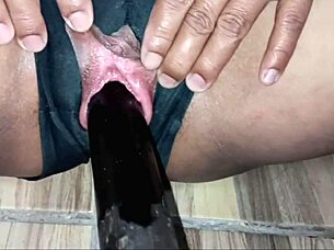 petite teen's tight puffy ass takes rough anal creampie