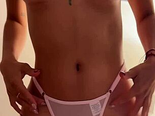 colombian latina teen strips teasing nude dance just for you