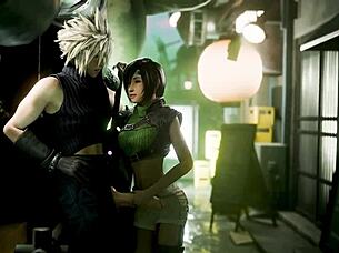 fantasy burglar caught gives lil materia handjob thrill