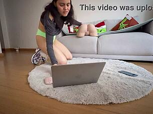 my wife cheats with her client and fuck doll