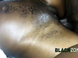 small waist african maid's tight pussy gaped in homemade interview