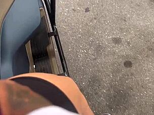 moto girl sucked off then fucked hard in her apartment