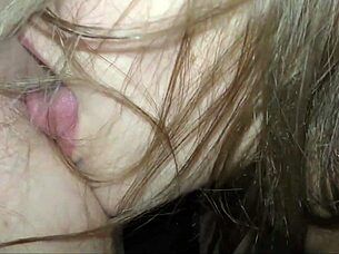 college slut gets rimjob fingering asshole at wild party