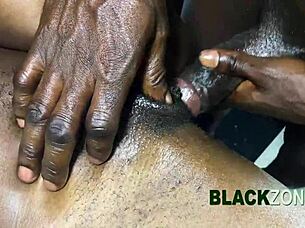 small waist african maid's tight pussy gaped in homemade interview