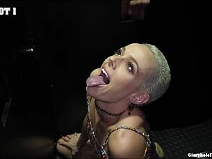 you love gulping cum from gloryhole cocks sidra