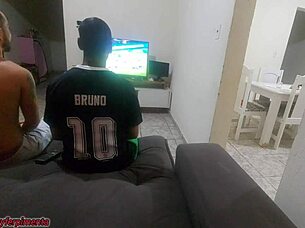 had to fuck husband's friend on bet but got so horny we did double penetration