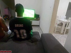 had to fuck husband's friend on bet but got so horny we did double penetration