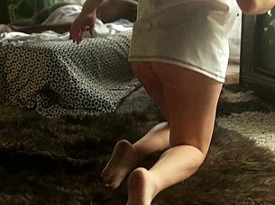 first interracial with roommate after he catches me spying 😈🍆💦