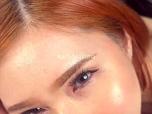 Japanese whore april maxima blowjob cum mouthful