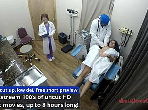 Hey, Angel Santana's first backstage gyno exam reveal! 😲